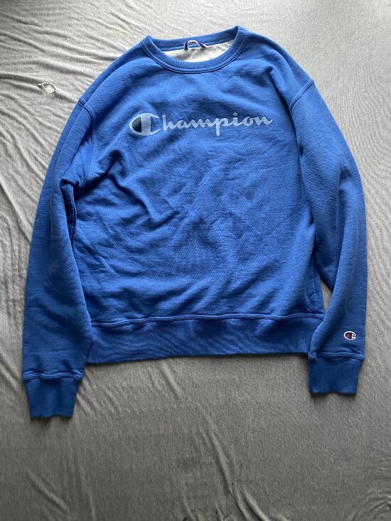 Champion Other - Champion Blue Reverse Weave-Style Crewneck Sweatshirt 💙